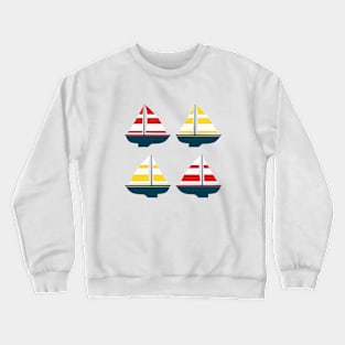 Little sailboats Crewneck Sweatshirt